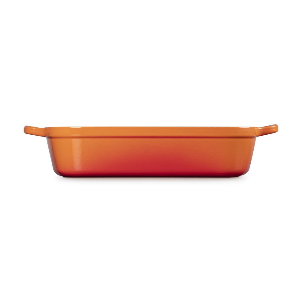 37x29 cm - Le Creuset Evolution Pirofila Rettangolare In Ghisa Vetrificata
