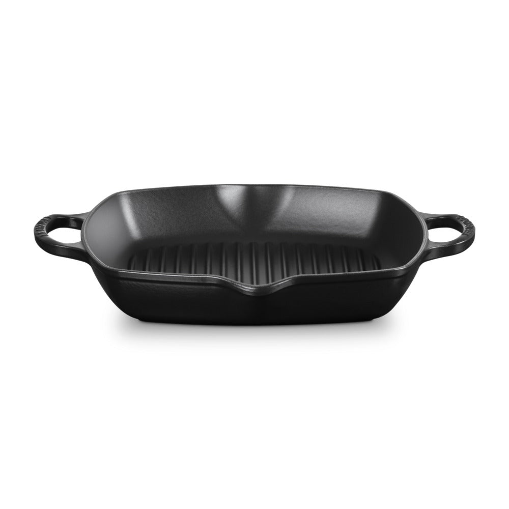 30 cm - Le Creuset Evolution Plancha grill carrée profonde en fonte émaillée