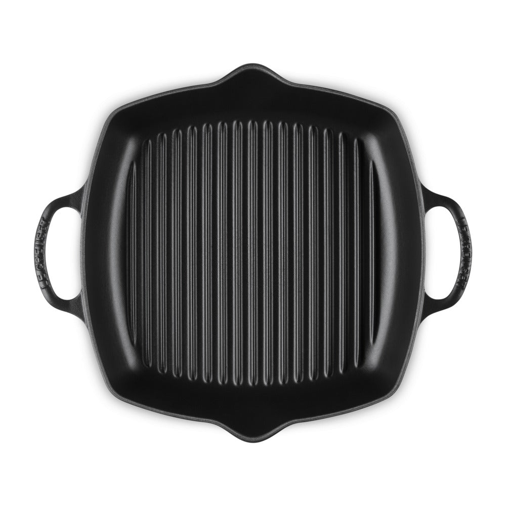 30 cm - Le Creuset Evolution Plancha grill carrée profonde en fonte émaillée