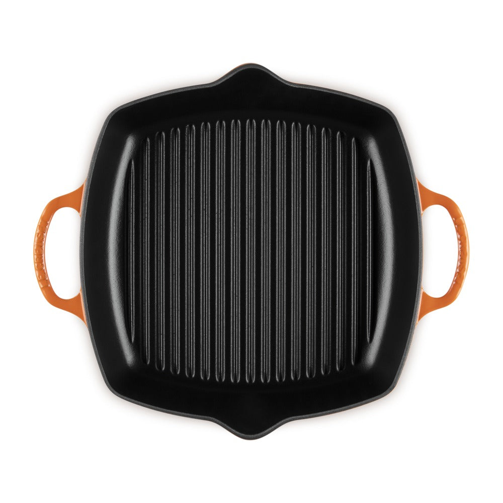 30 cm - Le Creuset Evolution Plancha grill carrée profonde en fonte émaillée