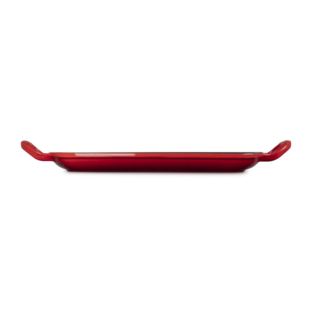 30x27 cm - Le Creuset Evolution Plancha grill rectangulaire profonde en fonte émaillée