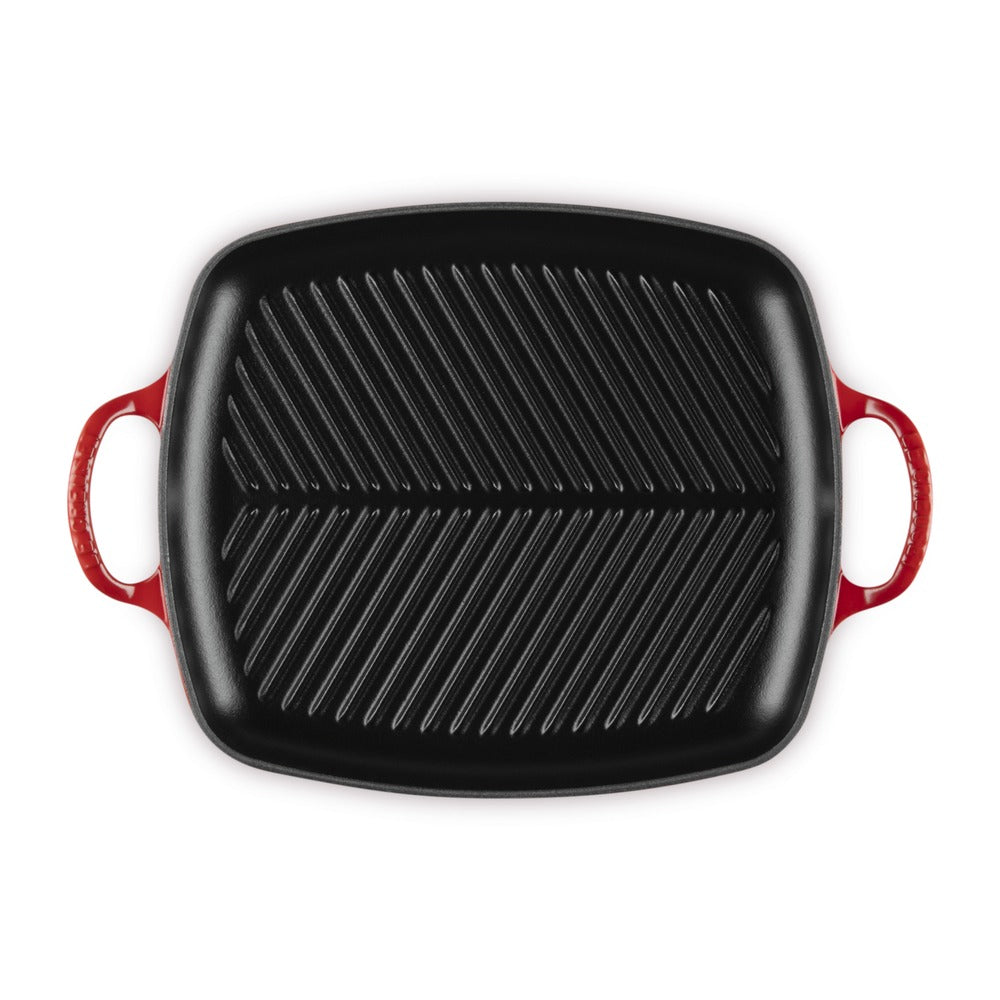30x27 cm - Le Creuset Evolution Plancha grill rectangulaire profonde en fonte émaillée