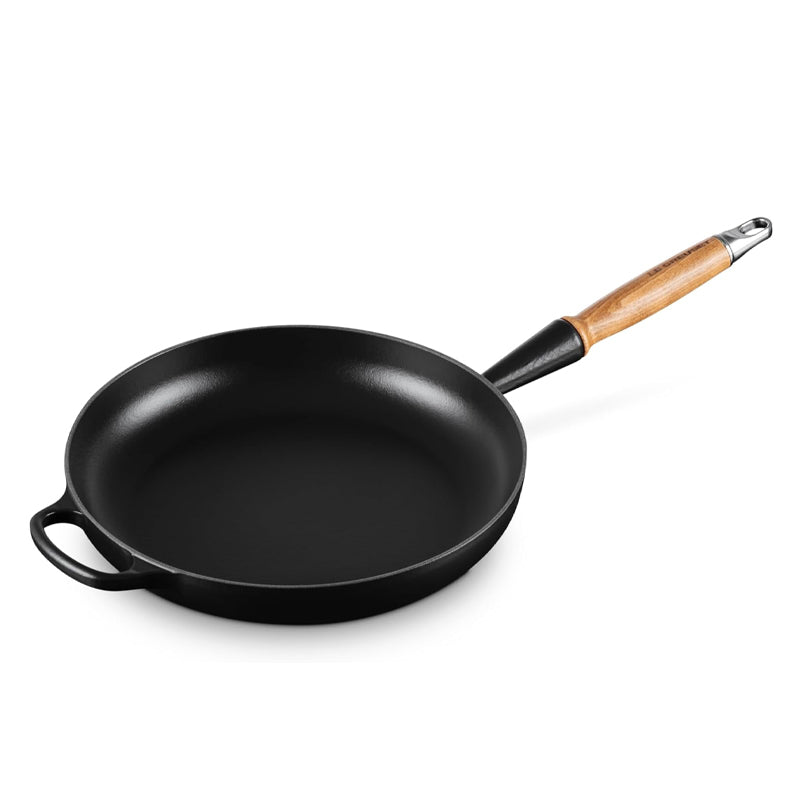 24 Cm Le Creuset Tradition Poêle En Fonte Émaillée Avec Manche En Bois
