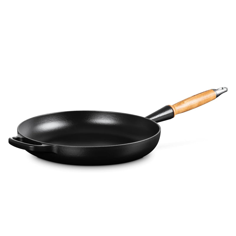 24 Cm Le Creuset Tradition Poêle En Fonte Émaillée Avec Manche En Bois