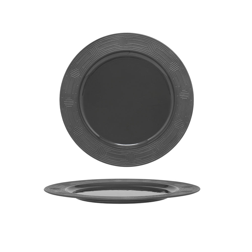 26.4 cm - Essentia Labyrinth Plat bord van porselein Set van 4 st