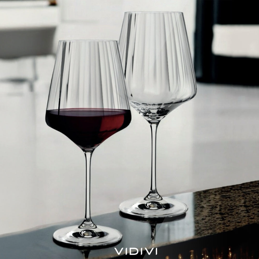 53 cl - Vidivi Synergia Optisch Perlage Proefglas Van Glas Set van 6 St.