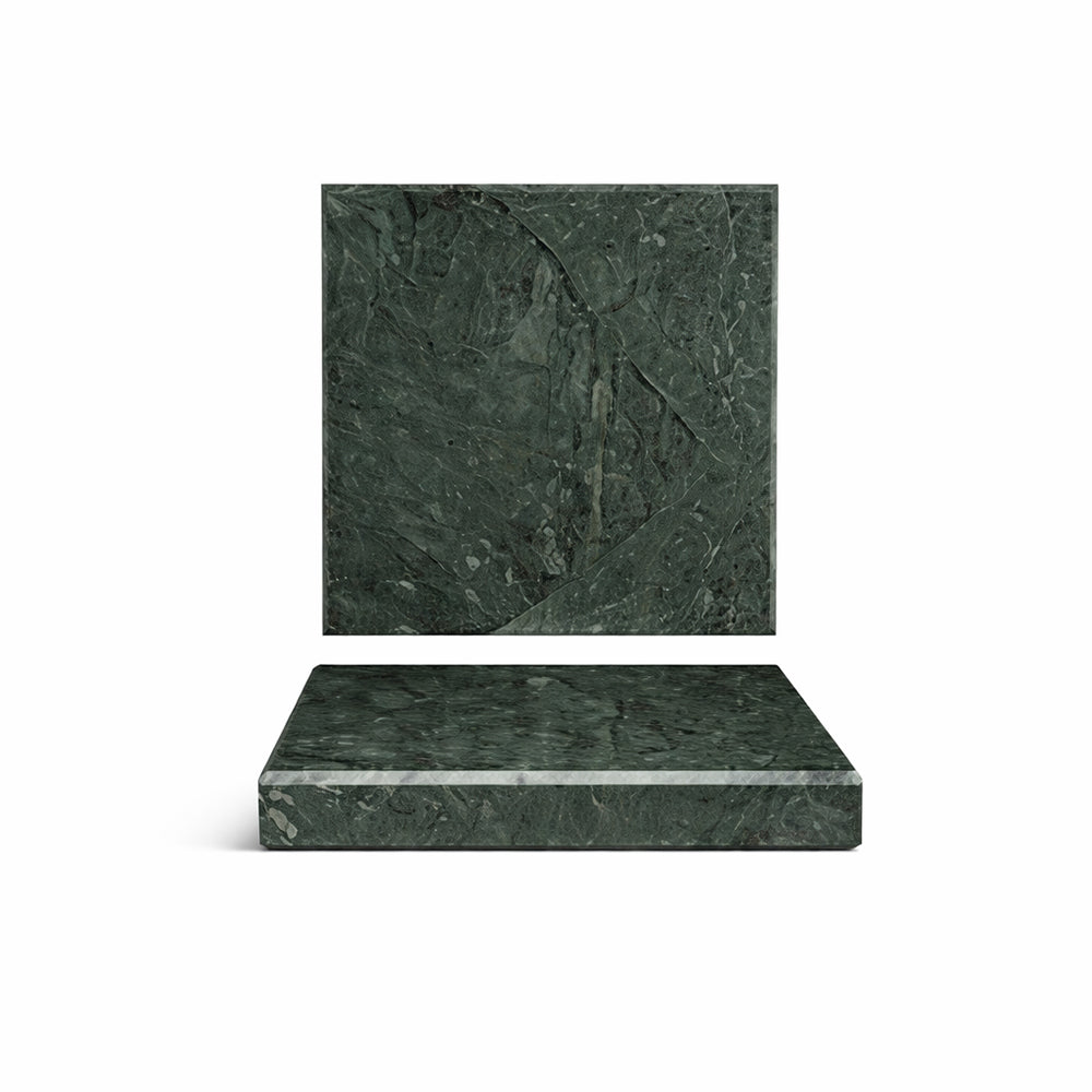 13x13 cm - Essentia Marble Piatto Presentazione Quadrato In Marmo
