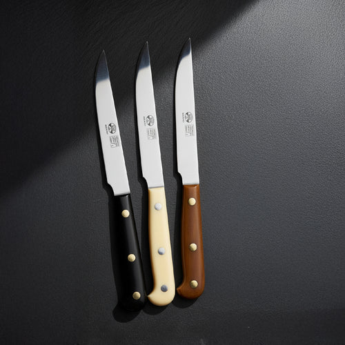12 cm - Coltellerie Berti Duemiladodici Geschmiedetes Tischmesser aus Edelstahl Set mit 6 Stück