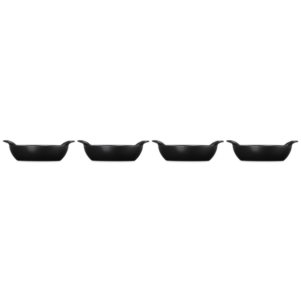 13 cm - Le Creuset Gourmand Mini Braadpan - Set van 4 Stuks