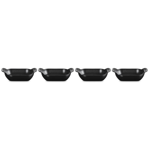 15 cm - Le Creuset Gourmand Kleine Rechteckige Auflaufform Set mit 4 Stück