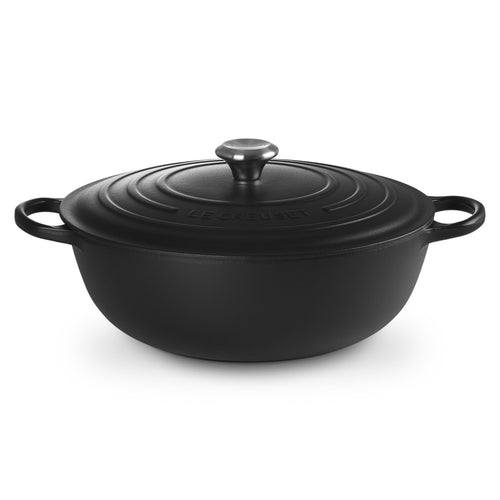 32 cm - Le Creuset Evolution runder Schmortopf aus glasiertem Gusseisen
