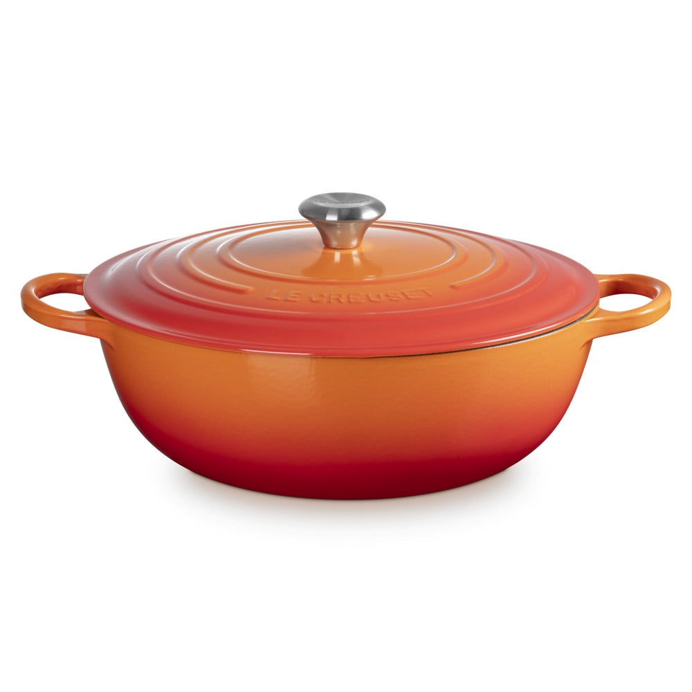 32 cm - Le Creuset Evolution Marmitta Casseruola Rotonda In Ghisa Vetrificata