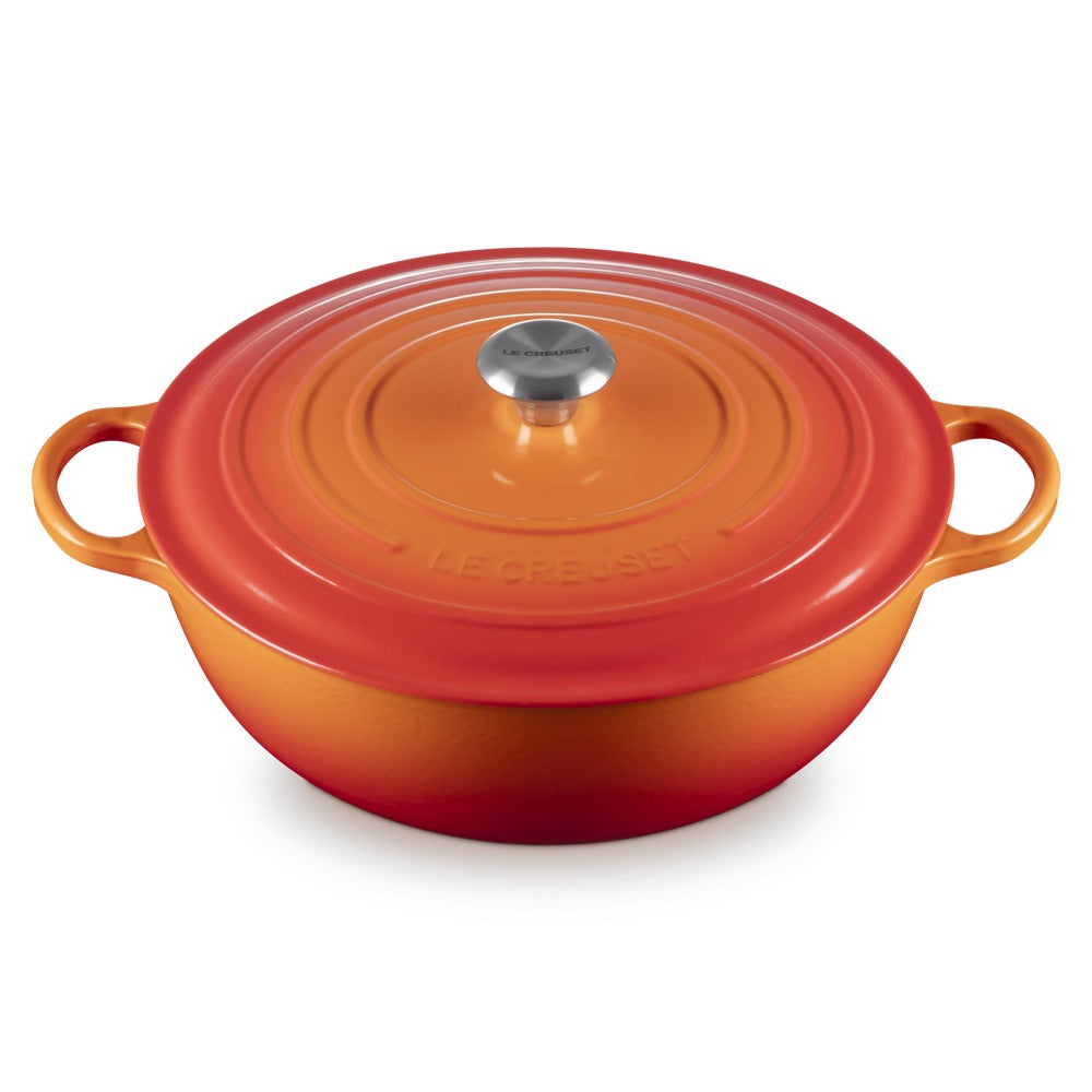 32 cm - Le Creuset Evolution Marmitta Casseruola Rotonda In Ghisa Vetrificata