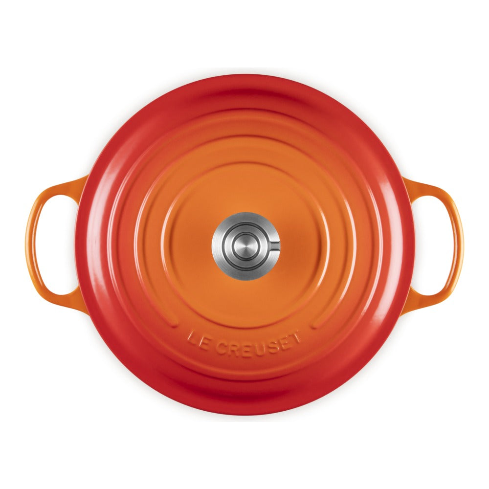 28 cm - Cocotte Evolution Ronde gietijzeren braadpan