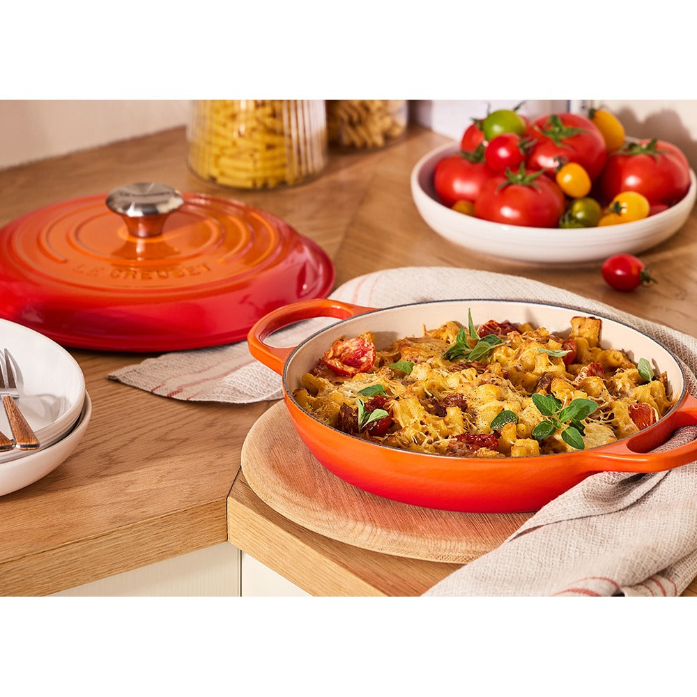 28 cm - Le Creuset Evolution Tegame Basso Rotondo In Ghisa Vetrificata