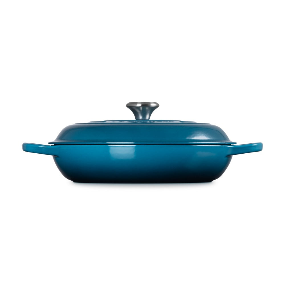 28 cm - Le Creuset Evolution Tegame Basso Rotondo In Ghisa Vetrificata