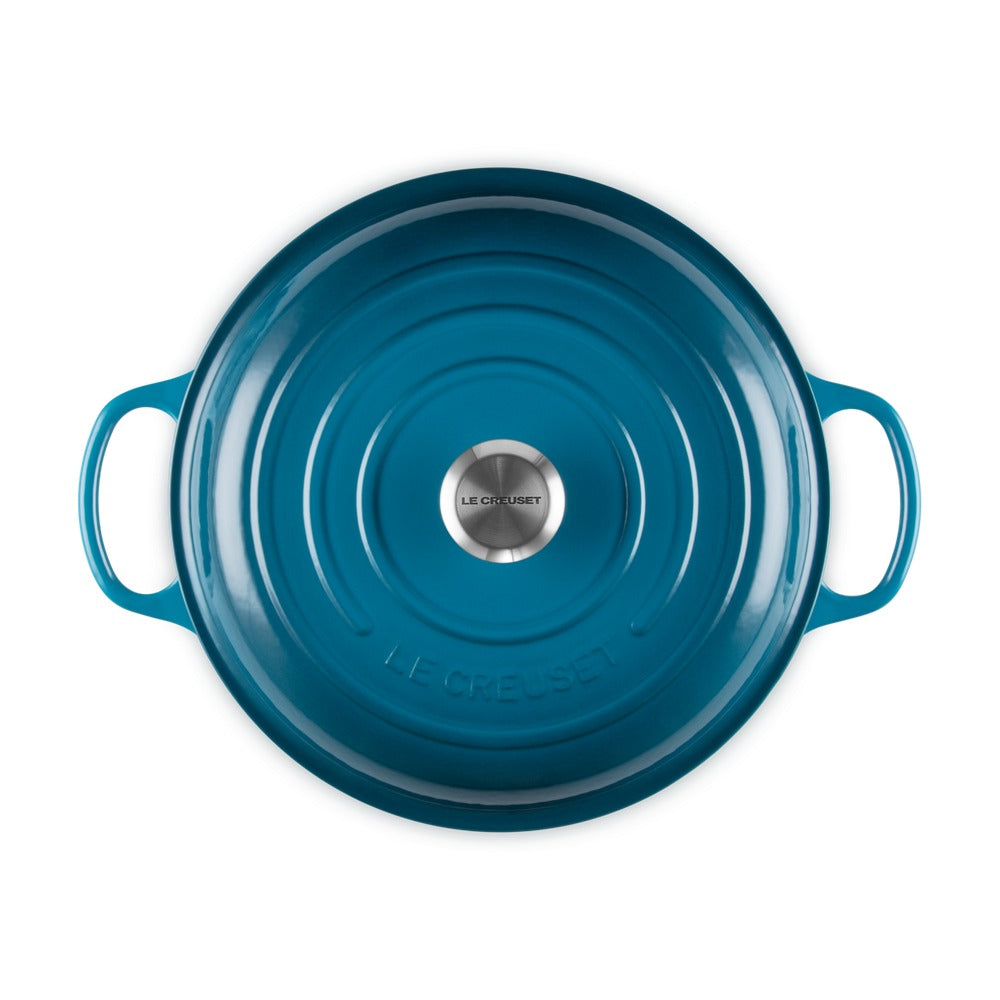28 cm - Le Creuset Evolution Tegame Basso Rotondo In Ghisa Vetrificata