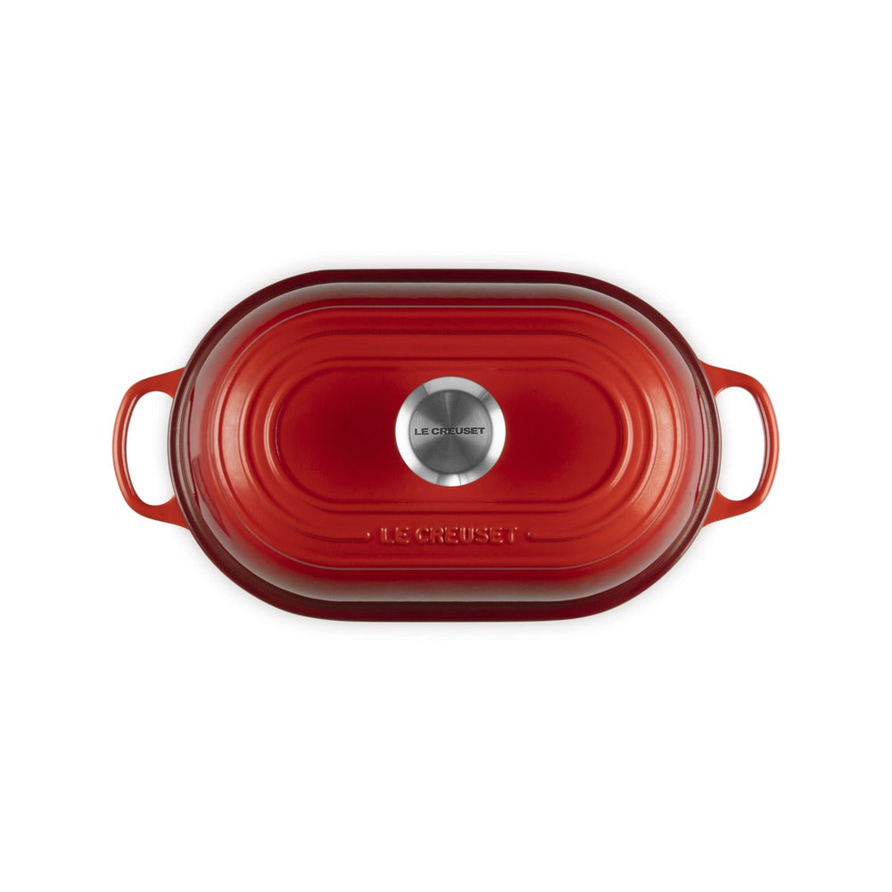 29 cm - Le Creuset Evolution Cocotte Per Pane Ovale In Ghisa Vetrificata