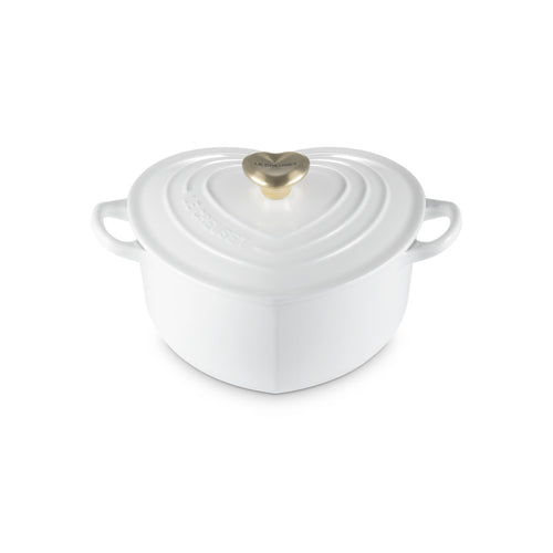 20 cm - Le Creuset Tradition Cuore Schmortopf aus glasiertem Gusseisen
