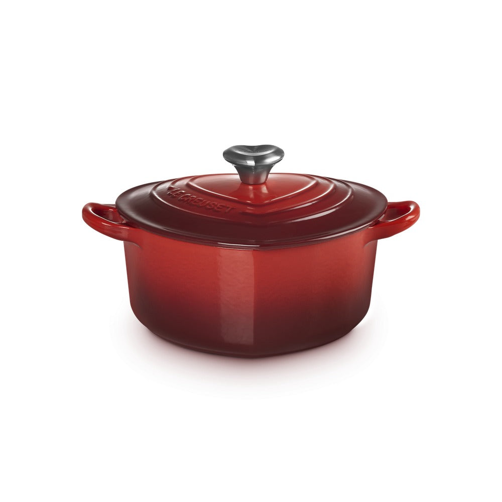 20 cm - Le Creuset Tradition Cuore cacerola en hierro fundido vitrificado