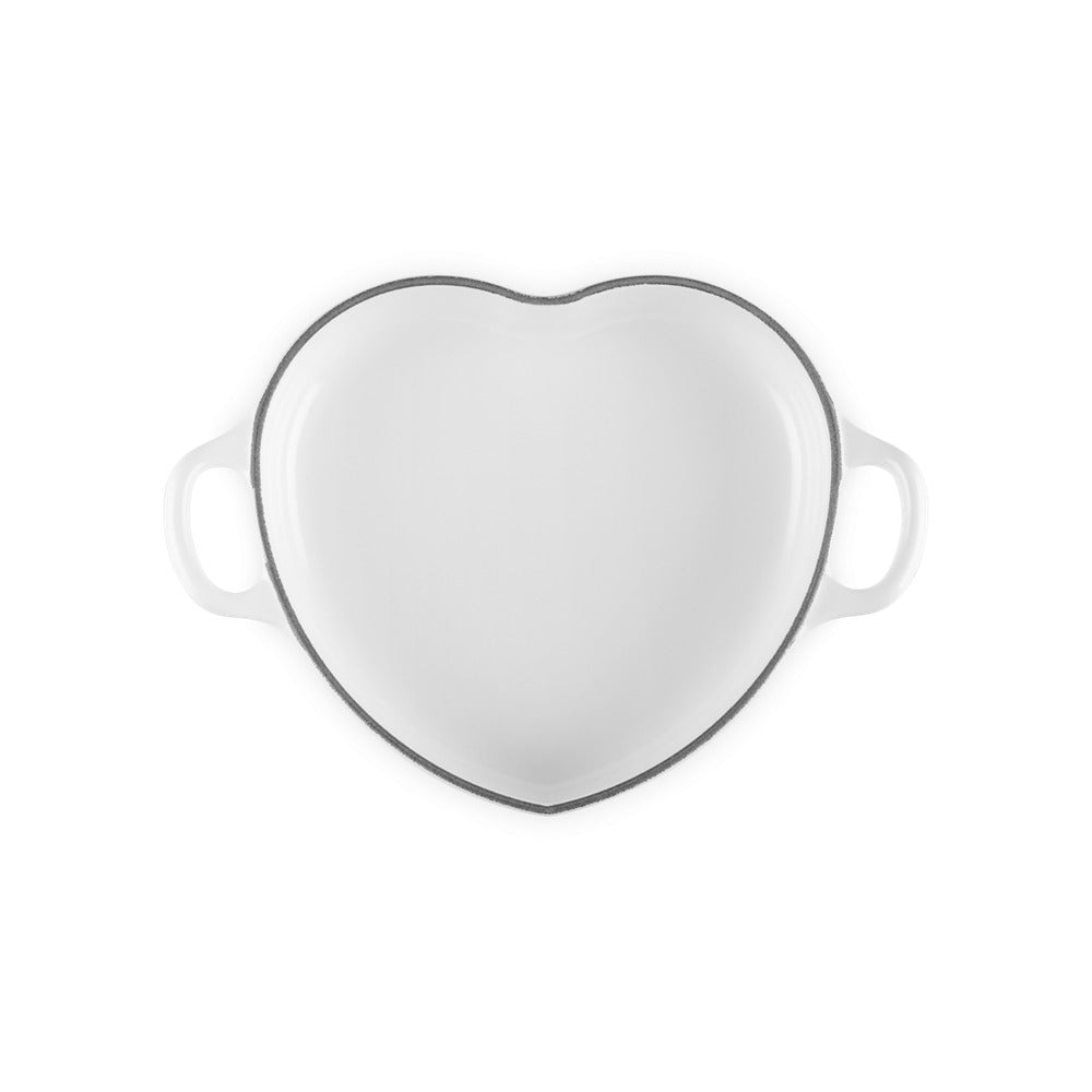 20 cm - Le Creuset Tradition Cuore sauteuse basse en fonte vitrifiée