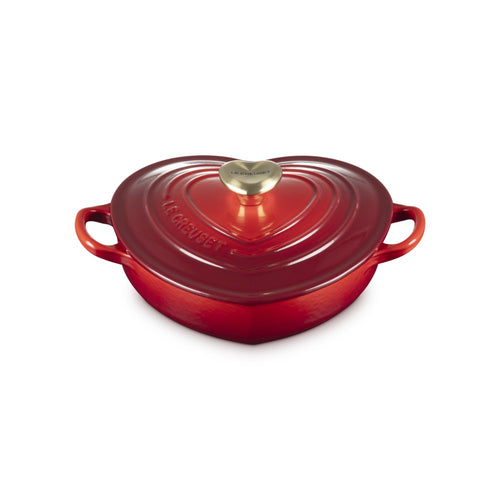 20 cm - Le Creuset Tradition Cuore flache Bratpfanne aus glasiertem Gusseisen