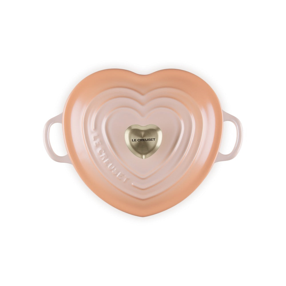 20 cm - Le Creuset Tradition Cuore sauteuse basse en fonte vitrifiée