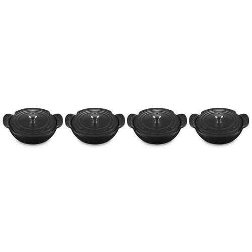 13 cm - Le Creuset Gourmand Mini-Pfanne Mit Deckel Set mit 4 Stück