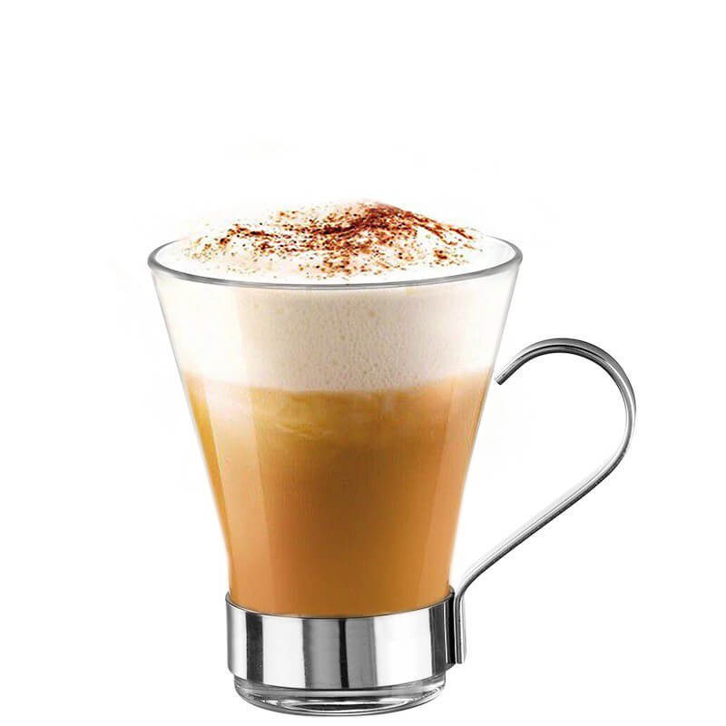22 Cl Bormioli Rocco Ypsilon Tasse à cappuccino en verre Set de 6 pz
