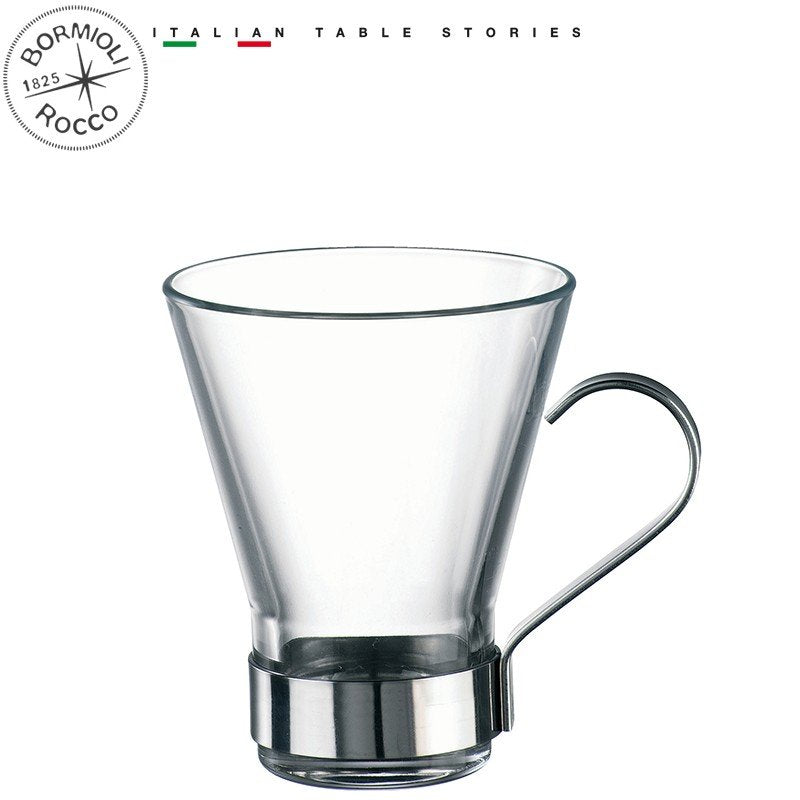 22 Cl Bormioli Rocco Ypsilon Tasse à cappuccino en verre Set de 6 pz