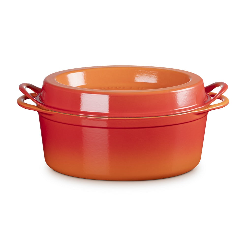 32 cm - Le Creuset Doufeu Casseruola Ovale In Ghisa Vetrificata