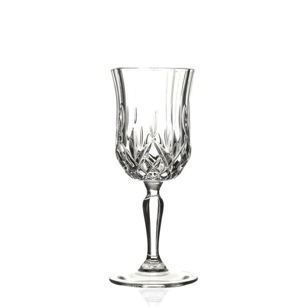 12 cl - RCR Cristalleria Italiana Opera Sherry Likeurglas In Glas Luxion - Set 6 Stuks