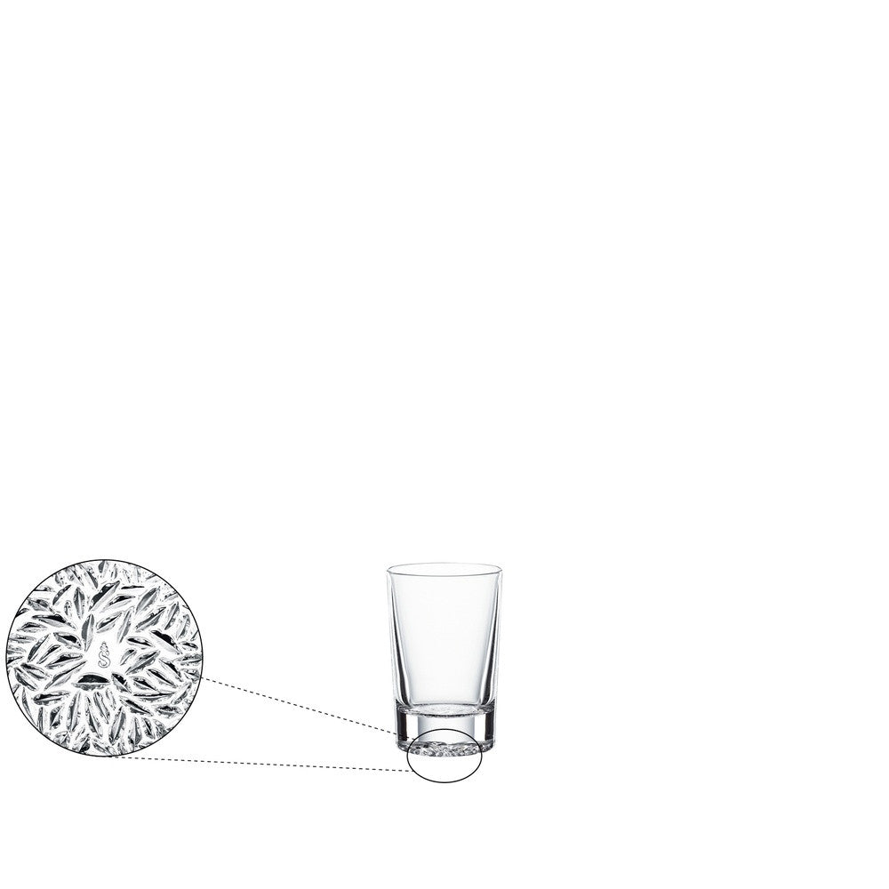 5.5 cl - Spiegelau Lounge 2.0 Shotglas In Kristalglas - Set van 4 Stuks