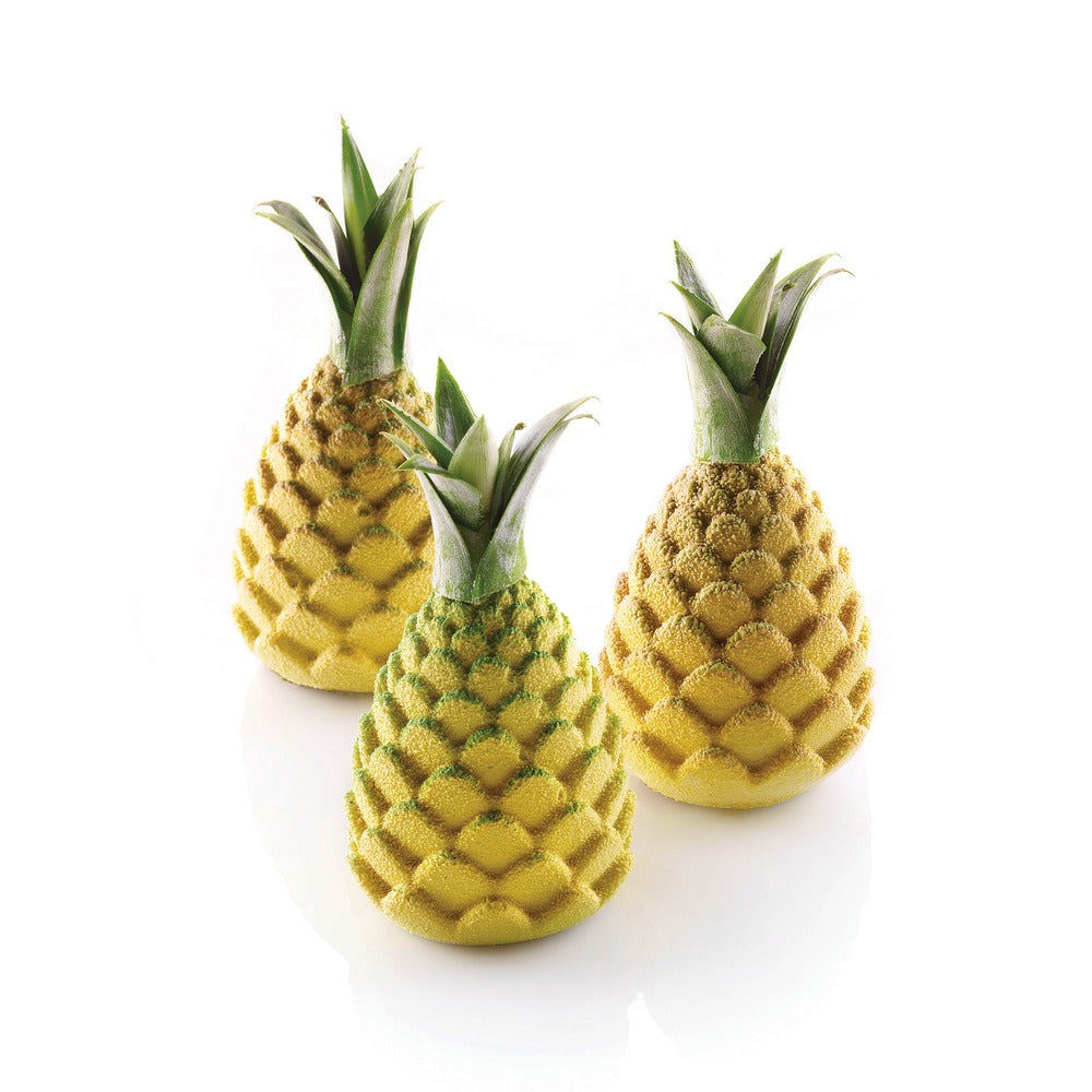 5 Formas - Silikomart Foresta & Ananas 110 Molde de Postres de Fruta Realista en Silicona