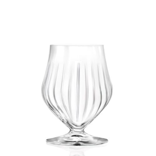 45 cl - RCR Cristalleria Italiana Timeless Stemless T45 Calice Cognac In Vetro Cristallino Luxion Set 6 Pz