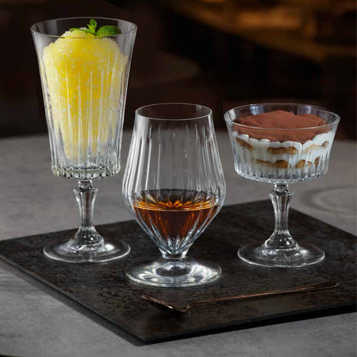 26 cl - RCR Cristalleria Italiana Timeless Dessertschale aus Luxion-Kristallglas Set mit 6 Stk