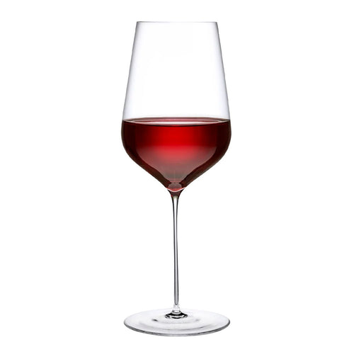 51 cl - Nude Trio Stem Zero Rotweinglas - Aus Glas - Set mit 2 Stück