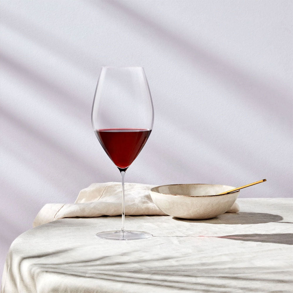 80 cl - Nude Grace Verre À Vin Rouge Stem Zero - En Verre - Lot de 2 Pièces