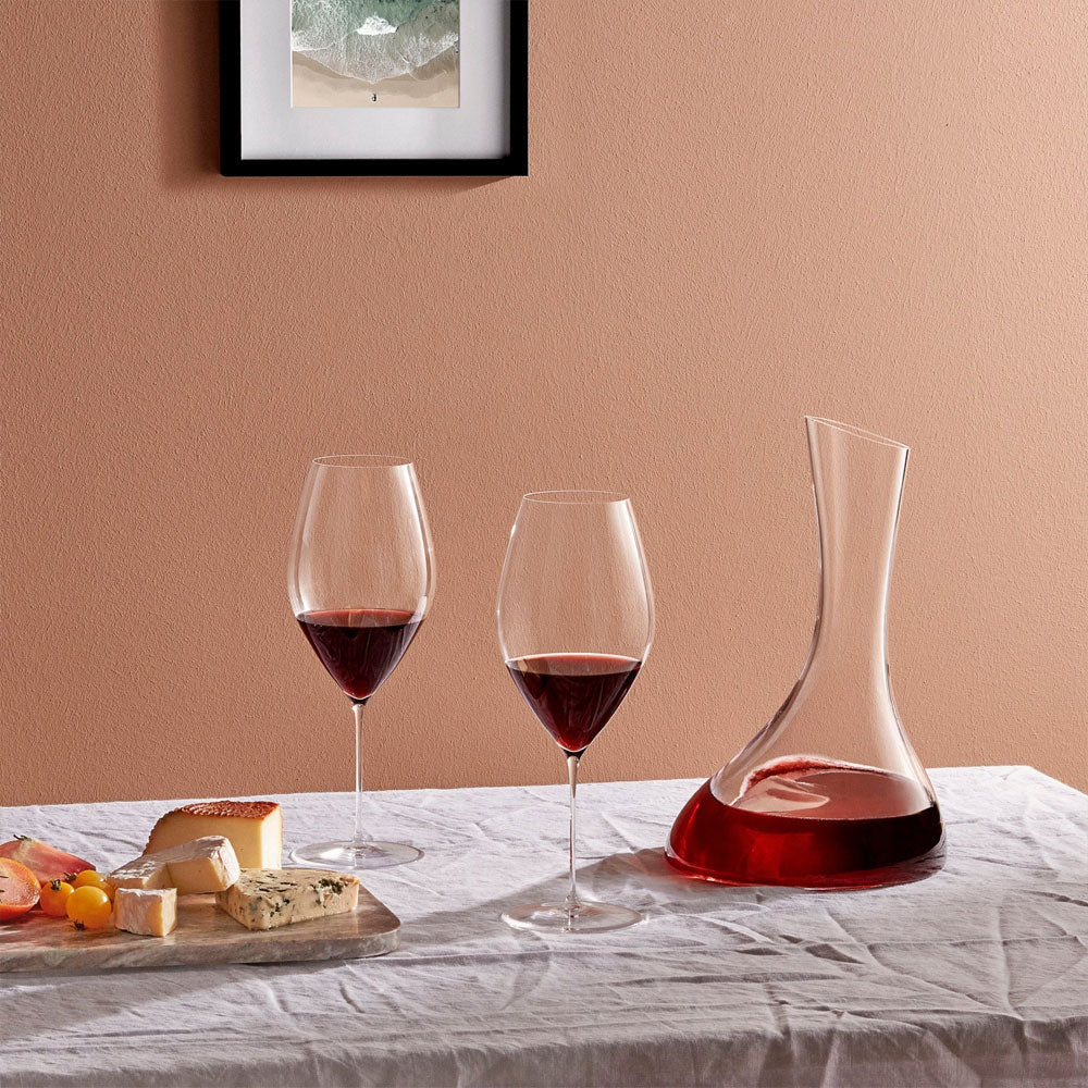 80 cl - Nude Grace Verre À Vin Rouge Stem Zero - En Verre - Lot de 2 Pièces