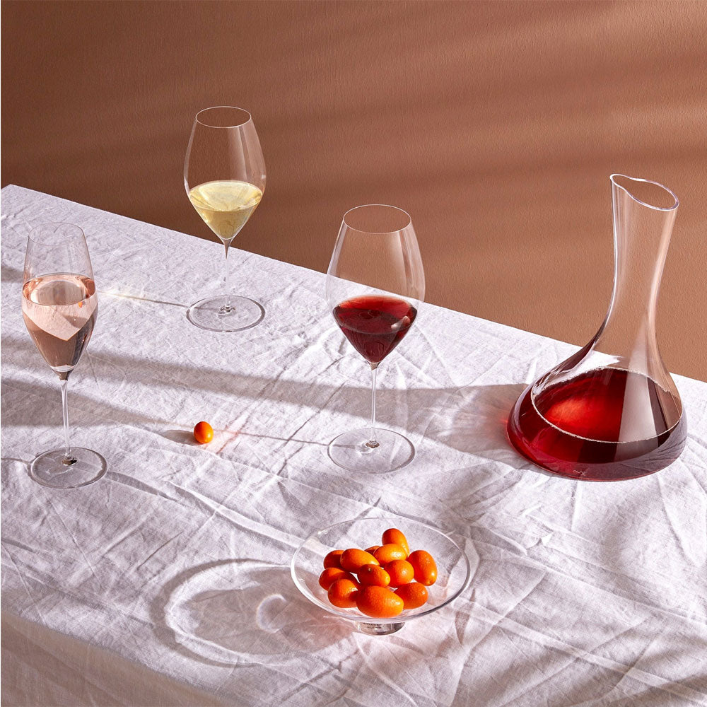 63 cl - Nude Grace Verre À Vin Blanc Stem Zero - En Verre - Lot de 2 Pièces