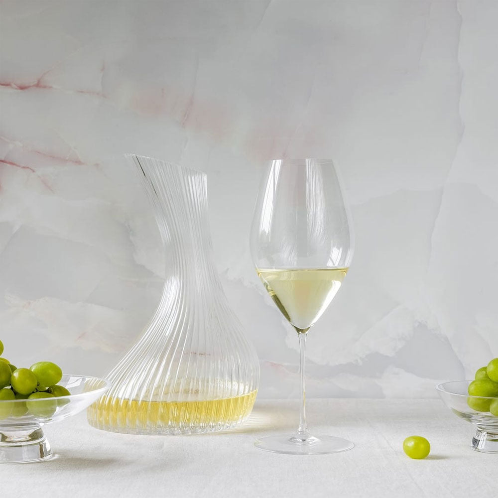 63 cl - Nude Grace Verre À Vin Blanc Stem Zero - En Verre - Lot de 2 Pièces