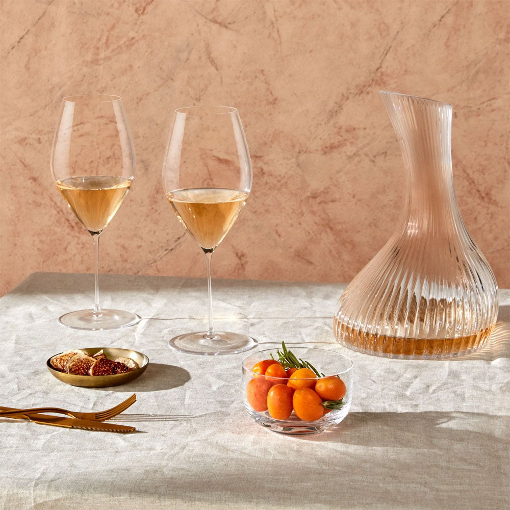 63 cl - Nude Grace Verre À Vin Blanc Stem Zero - En Verre - Lot de 2 Pièces