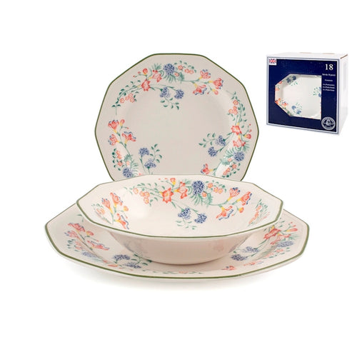 Churchill Emily James Sadler & Sons Tellerservice aus Terrakotta - Set mit 18 Stk