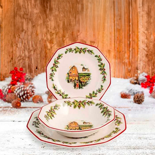 Churchill Holly Toys Geschirrset aus Porzellan Set mit 18 Stk