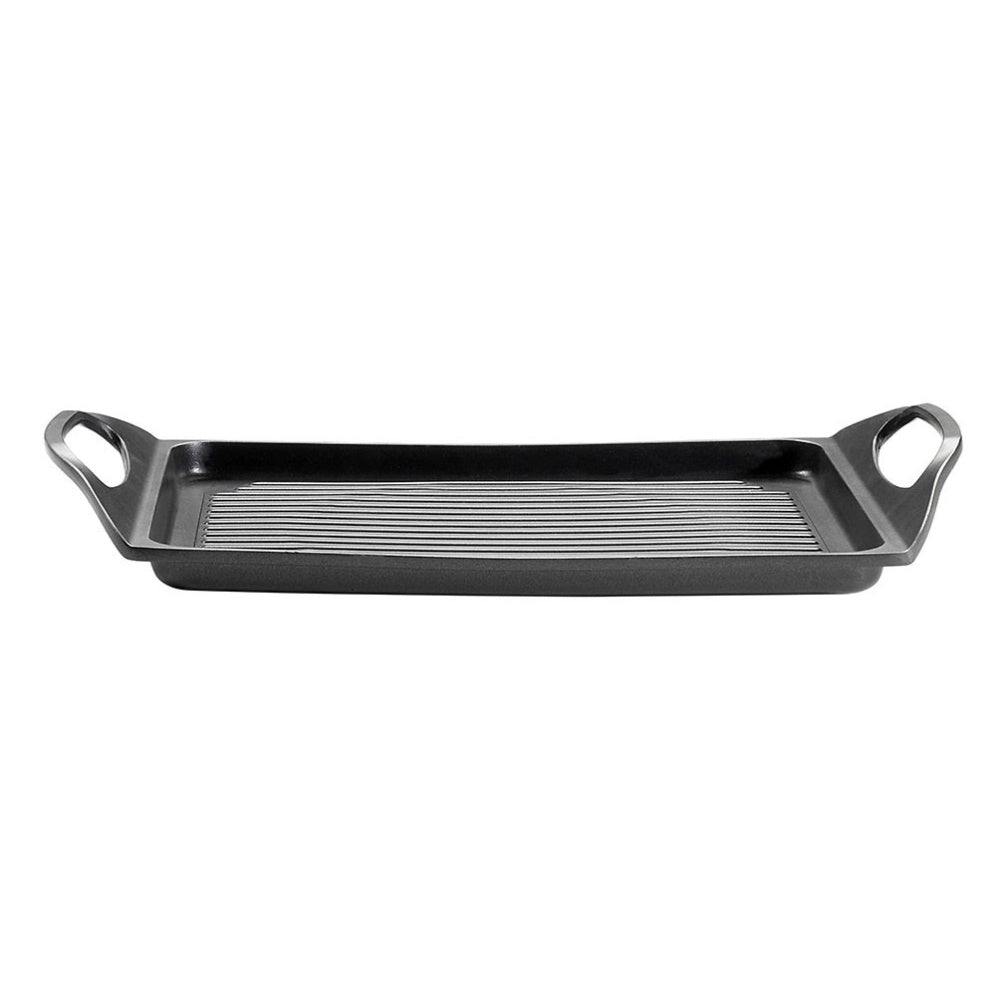 45x27 cm - Pintinox Pro Rechthoekige Grillplaat in Anti-aanbak Aluminium