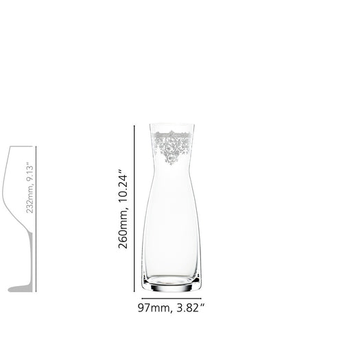 1 Lt - Spiegelau Arabesque Carafe En Verre Cristallin