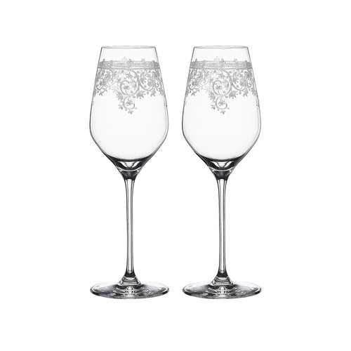 50 cl - Spiegelau Arabesque Verre à Vin Blanc en Verre Cristallin - Lot de 2 Pcs
