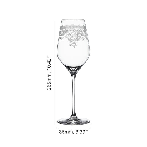 50 cl - Spiegelau Arabesque Verre à Vin Blanc en Verre Cristallin - Lot de 2 Pcs