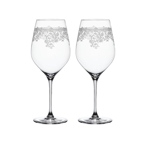 81 cl - Spiegelau Arabesque Verre à Vin Rouge Bordeaux en Verre Cristallin - Lot de 2 Pcs
