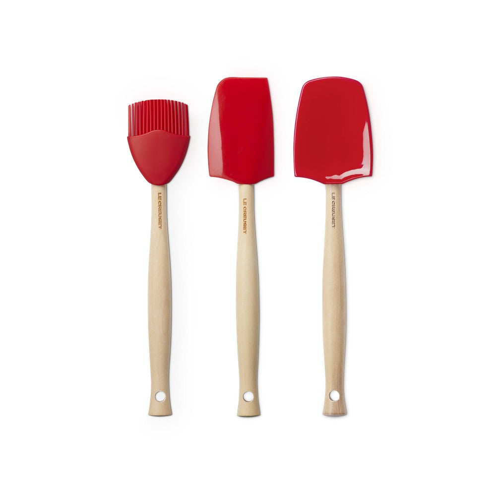 28 cm - Le Creuset Craft Spatule de cuisine en silicone Set de 3 pz